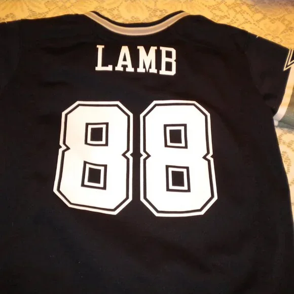 Toddler Dallas Cowboys Lamb Jersey #88 - Picture 2 of 2